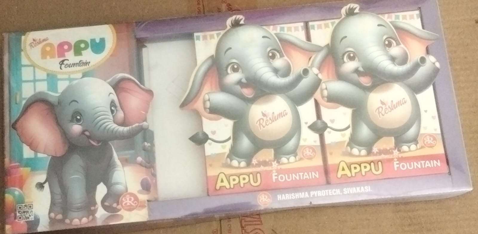 inba Crackers Fancy Twin Appu Cold Pyro Fountain